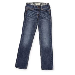 Ariat Real Low Rise Straight Leg Dark Wash Denim‎ Jeans Women's Size 27